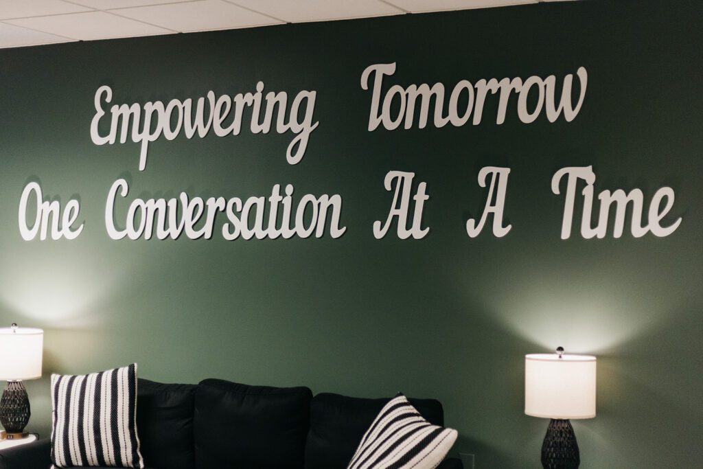 The Let'sTalk! Counseling team at their welcoming Carrollton, Texas office